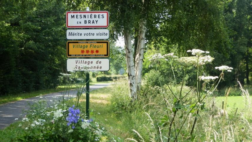 Le Refuge De Normandie Avec Spa Et Cheminee Mesnieres-en-Bray Exterior foto
